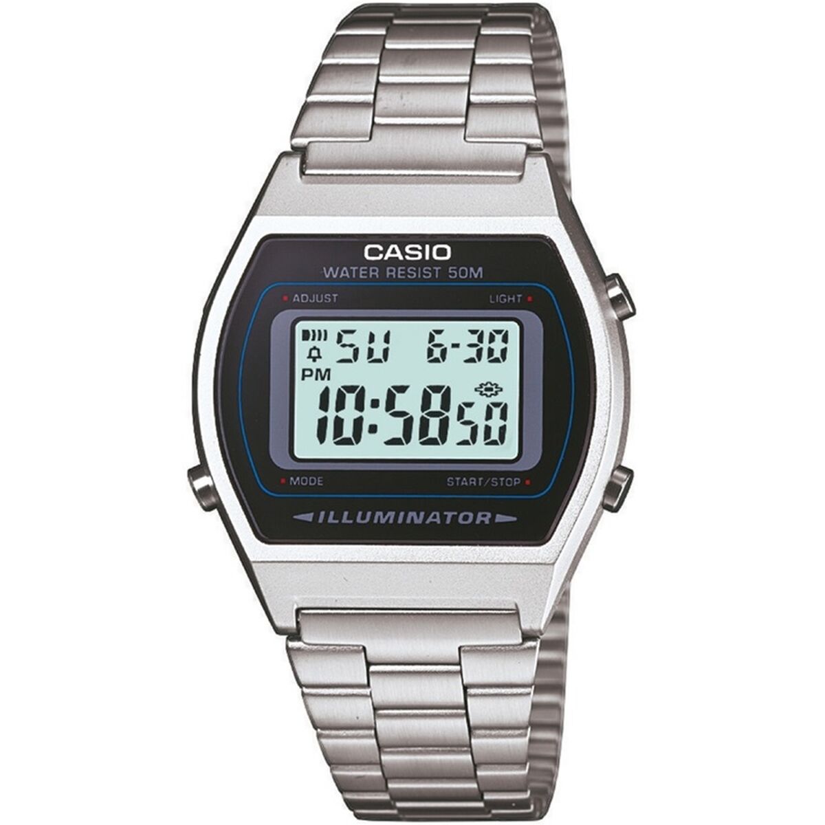 Unisex Watch Casio ILLUMINATOR - CLASSIC SILVER (Ø 35 mm)