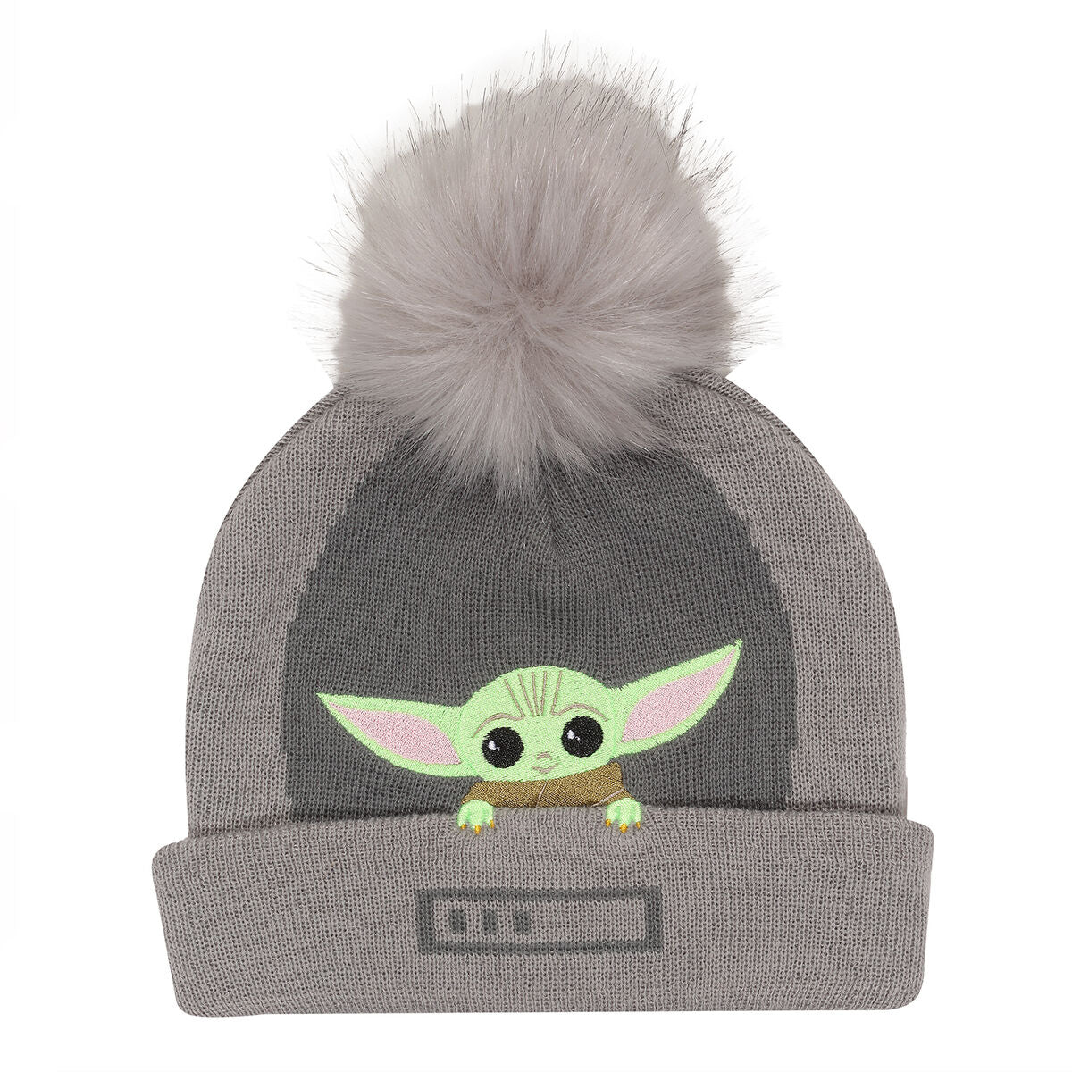 Hat The Mandalorian Grogu In The Crib Beanie Grey