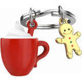 Keychain Metalmorphose Hot Chocolate 3,5 x 1 x 9,1 cm Multicolour