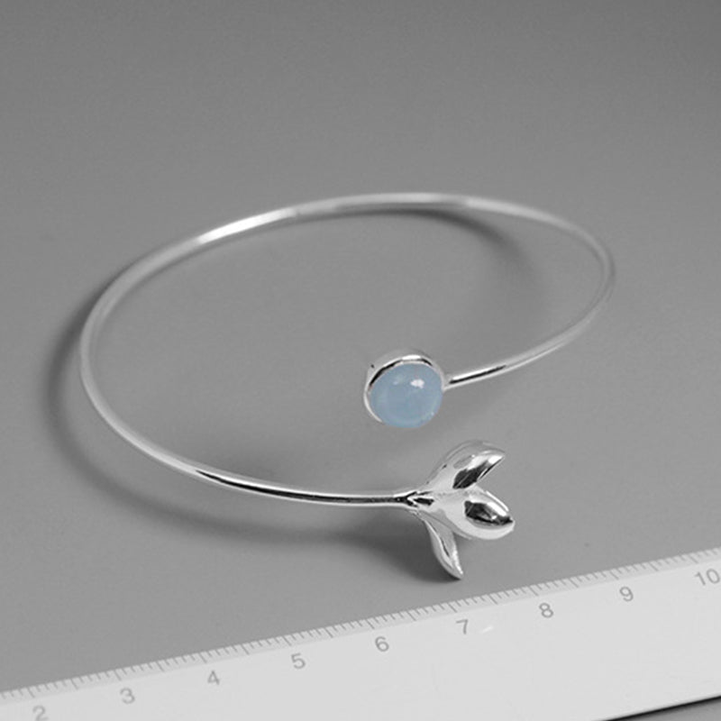 Magnolia Mist Bangle Bracelet