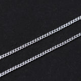 Lotus Classic 925 Sterling Silver Chain Necklace