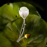 Elegant Fashion Lotus Brooch