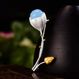 Elegant Fashion Lotus Brooch