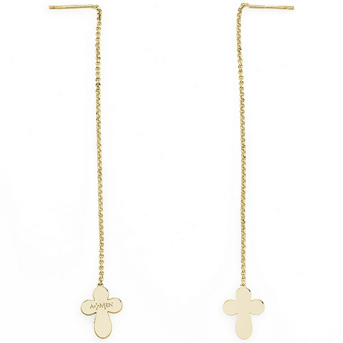 Ladies' Earrings Amen CROCE GOLD Sterling silver 925