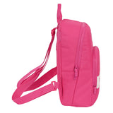 Casual Backpack Benetton Raspberry Fuchsia 13 L