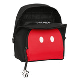 Casual Backpack Mickey Mouse Clubhouse Mickey mood Black Red 25 x 30 x 13 cm