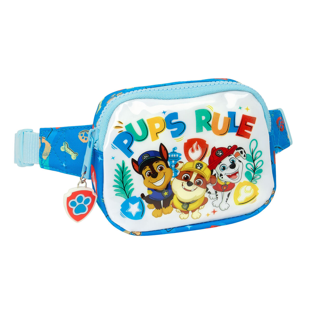 Belt Pouch The Paw Patrol Pups rule Blue 14 x 11 x 4 cm