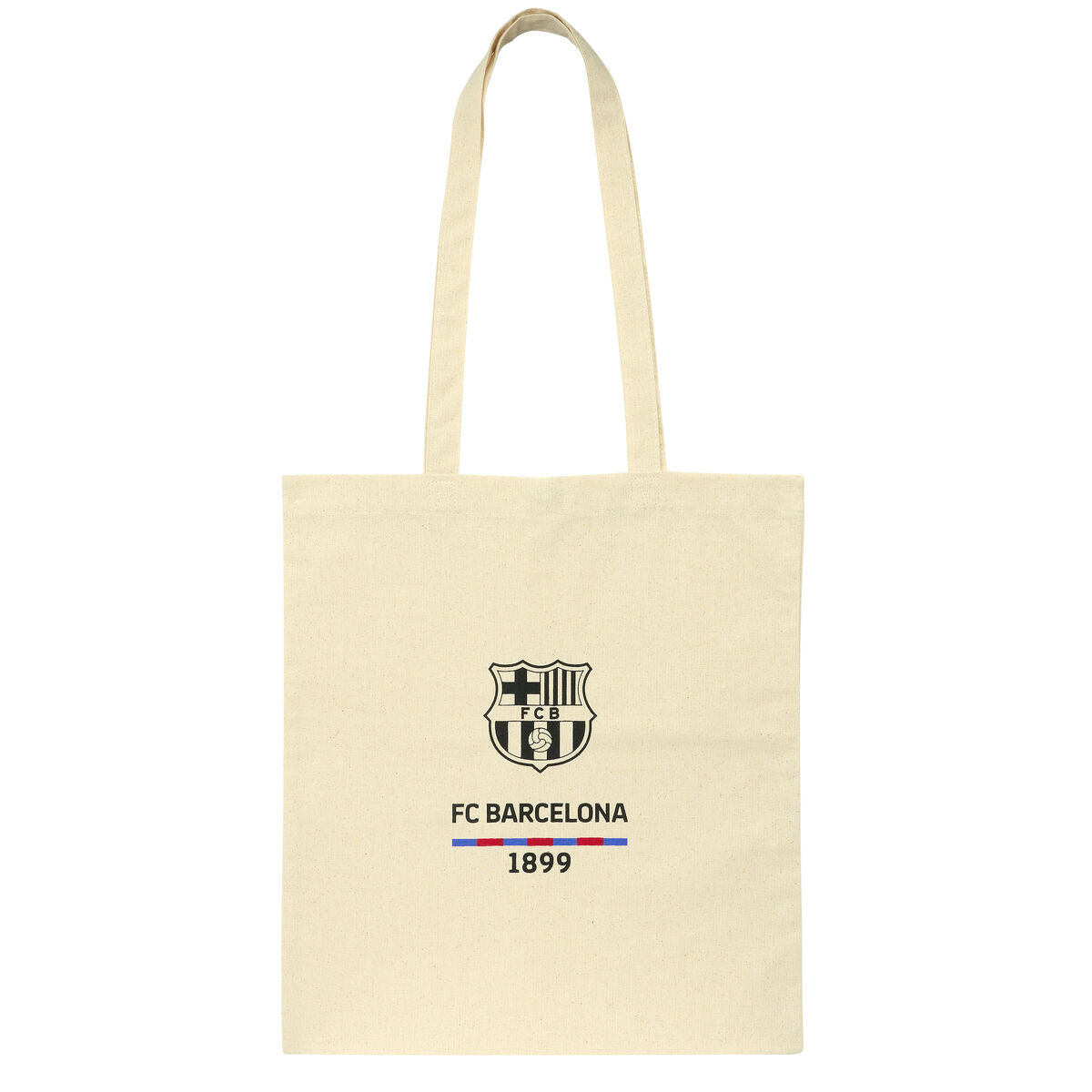 Bag F.C. Barcelona Beige Cotton