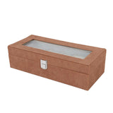 Box for watches Versa Grey Polyester 13,5 x 9 x 30,5 cm