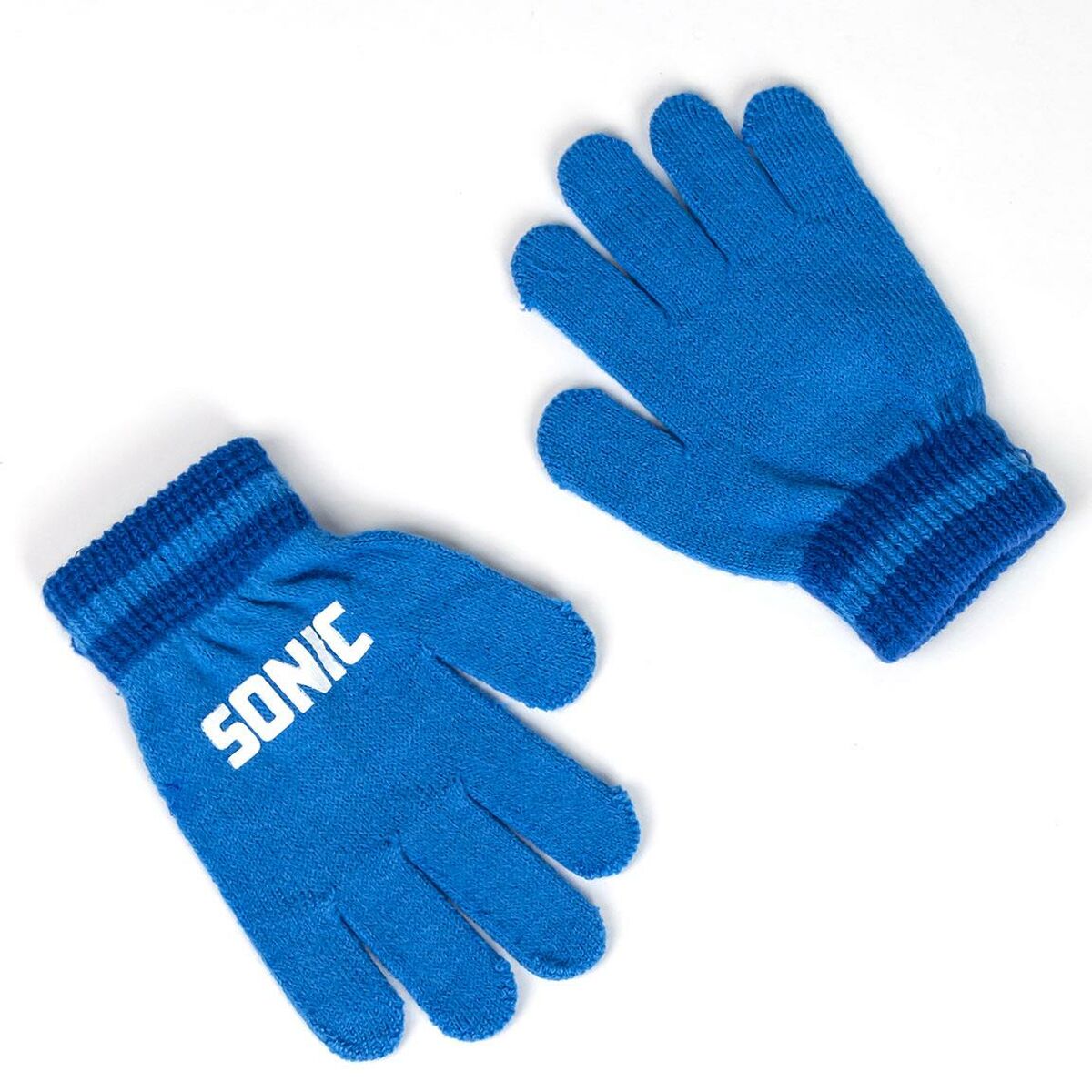 Hat & Gloves Sonic Blue