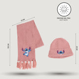 Hat and Scarf Stitch Pink