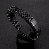 black link chain bracelet