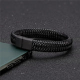 back leather bracelet