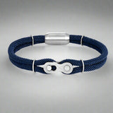 blue rope bracelet