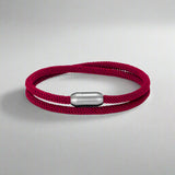 wine red rope bracelet