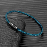 blue rope bracelet