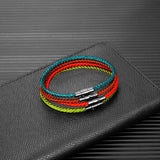 4 colorful bracelets 