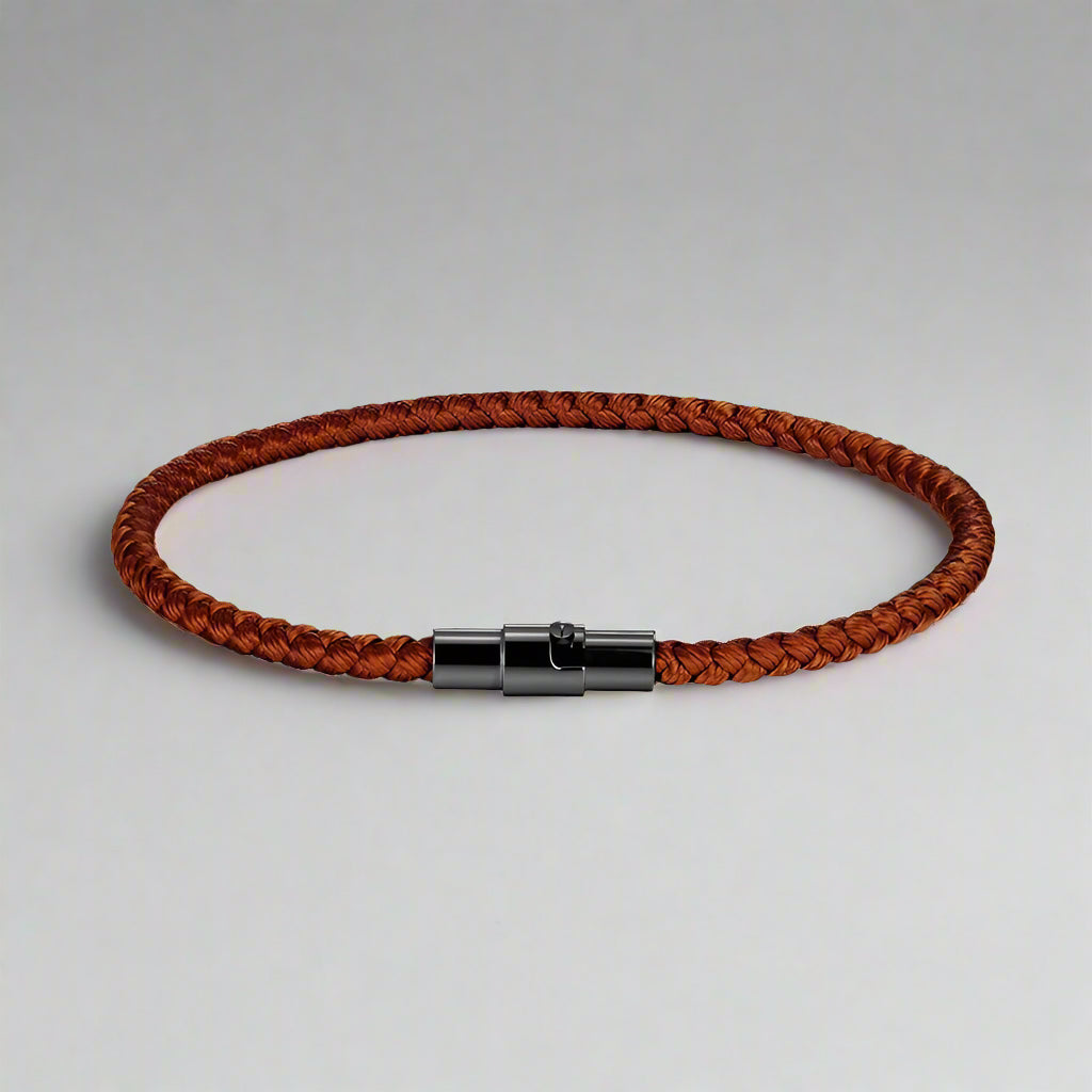 brown rope bracelet