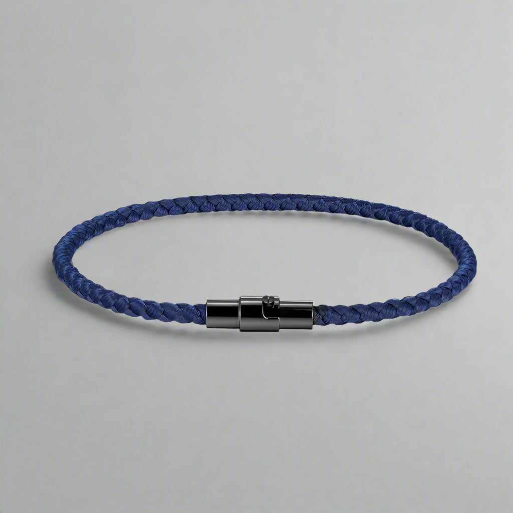 dark blue rope bracelet
