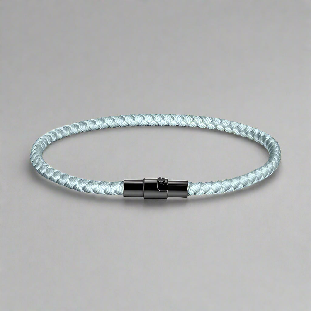 silver rope bracelet