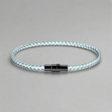 silver rope bracelet