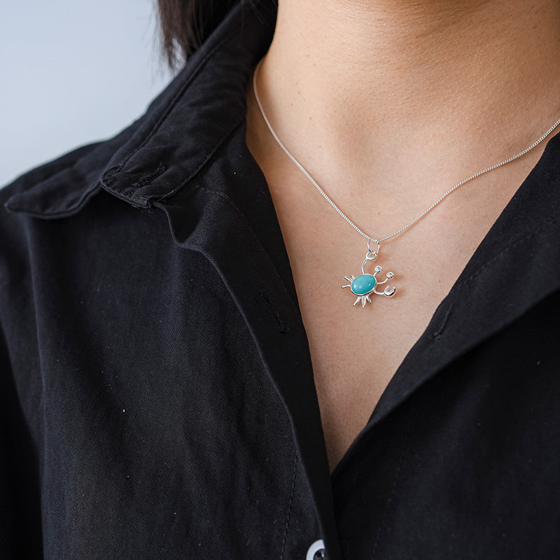 Mr.Crab Pendant Necklace