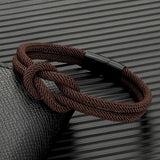 brown rope bracelet