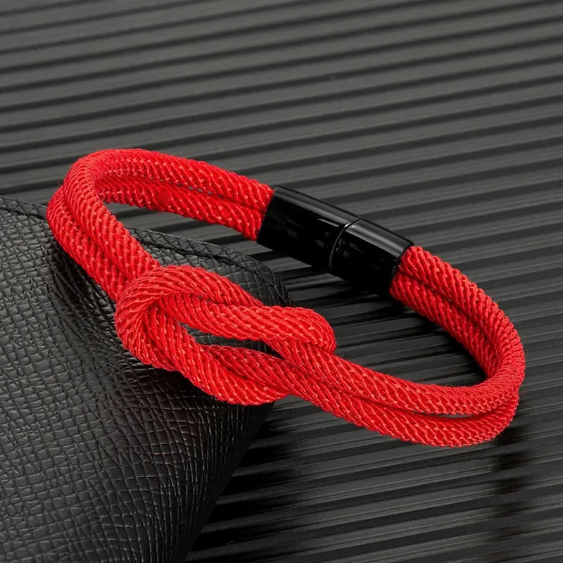 red rope bracelet