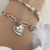 Ethereal Silver Love Bracelets