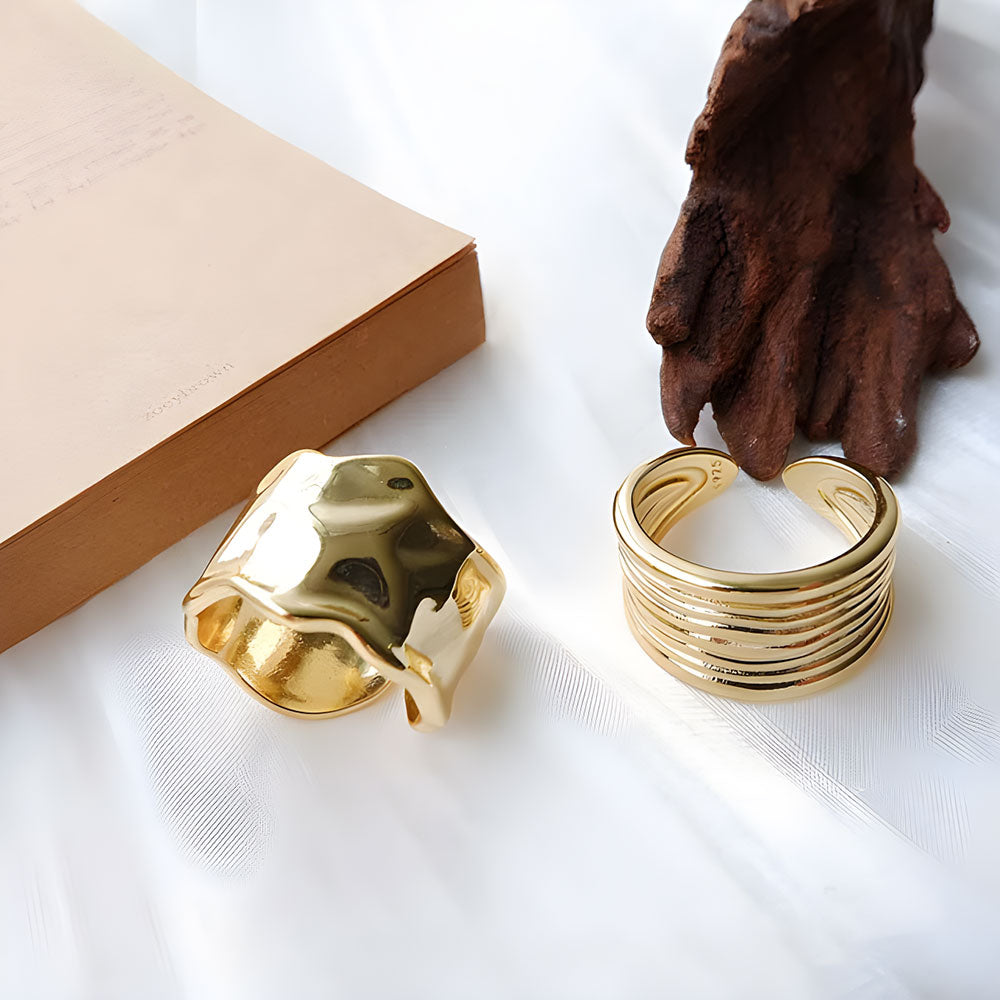 Golden Geometric Duo Rings