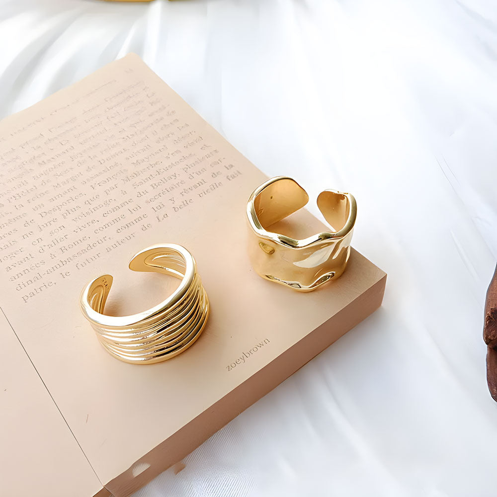 Golden Geometric Duo Rings