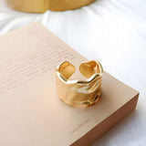 Golden Geometric Duo Rings