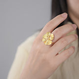 Summer Flower Fashion Adjustable Ring