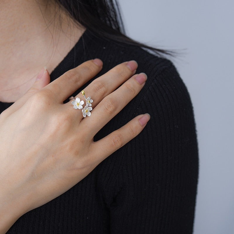 Floral Fantasia Adjustable Ring