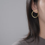 Non Circle Dangle Earrings