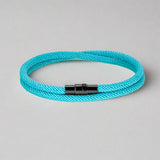 sky blue rope bracelet