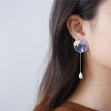 Blue Ocean Majesty Drop Earrings