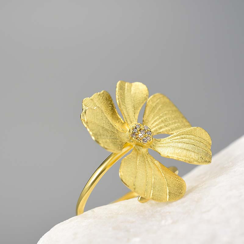 Summer Flower Fashion Adjustable Ring