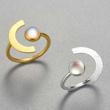 Radiant Moon Adjustable Ring