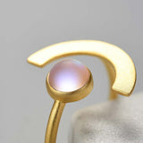 Radiant Moon Adjustable Ring