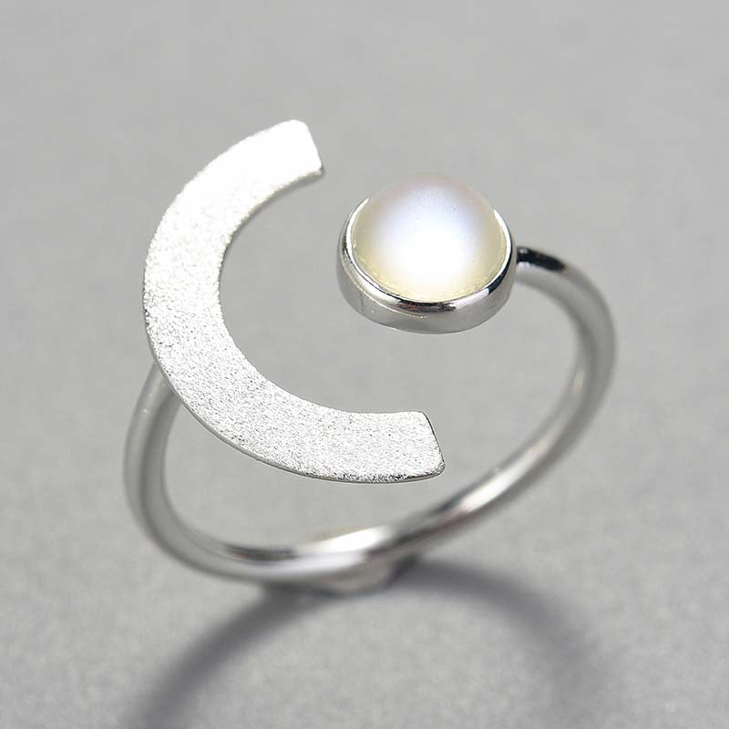 Radiant Moon Adjustable Ring