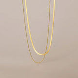 Lustrous Layered Luminaire Necklace