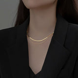 Lustrous Layered Luminaire Necklace