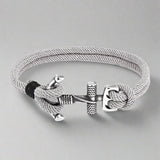 gray rope bracelet