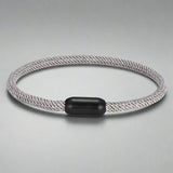 gray rope bracelet