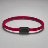 wine red rope bracelet