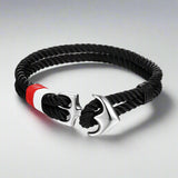 black rope bracelet