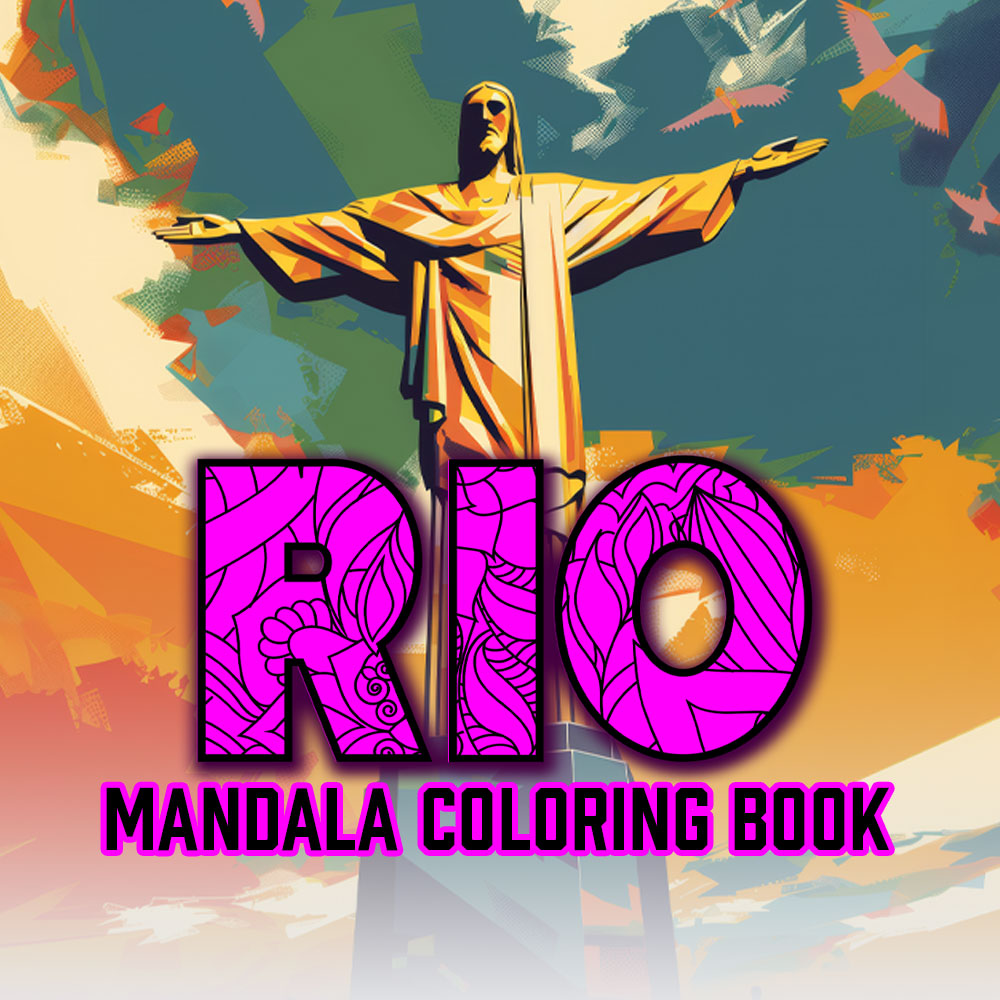 Rio Mandala Digital & Printable Coloring Book