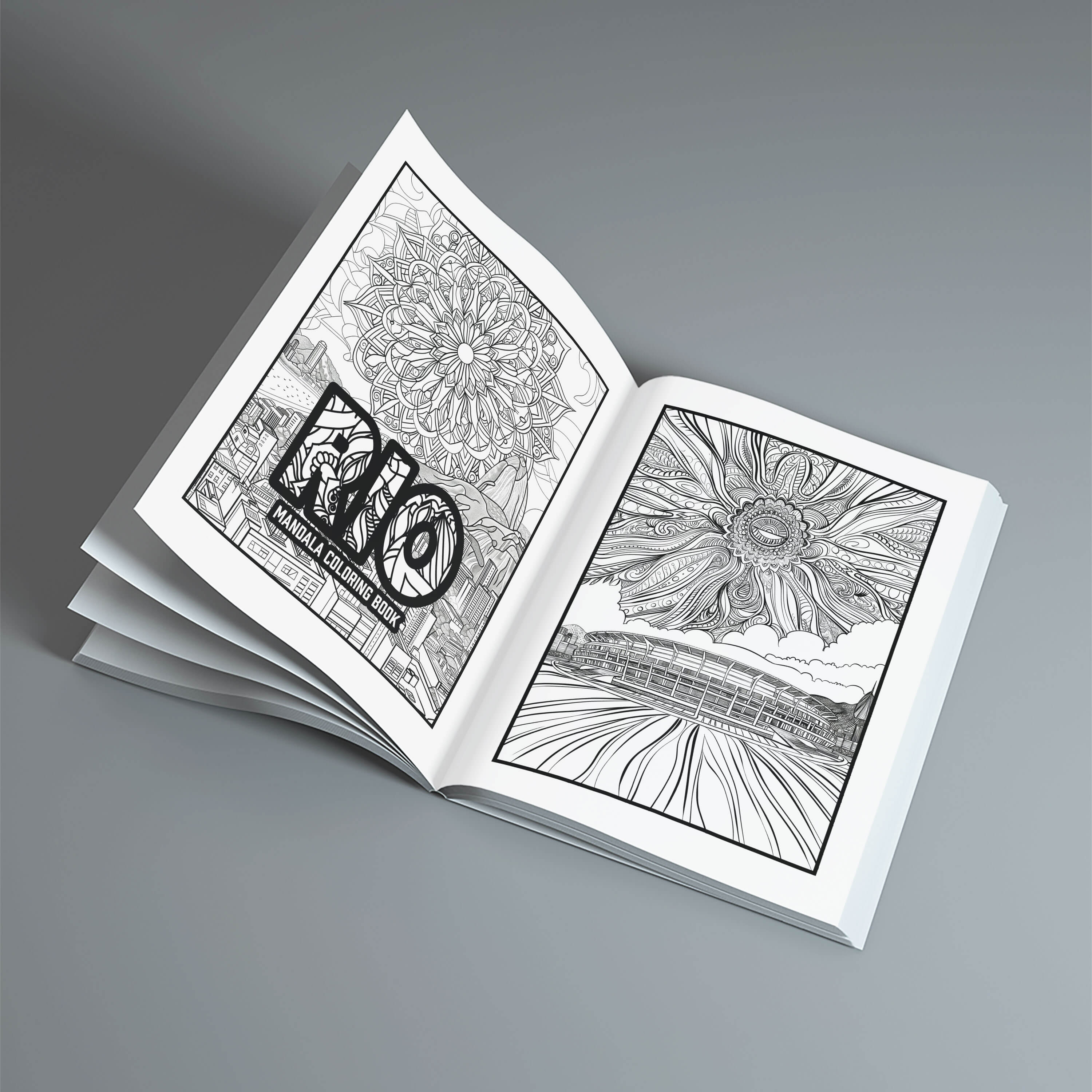 Rio Mandala Digital & Printable Coloring Book