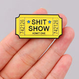 Golden Ticket Enamel Pin